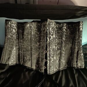 Corset Story Brocade Corset Plus Size Goth
